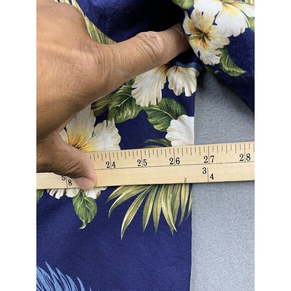 Vintage KY's Hawaiian Aloha Camp Shirt Size 2XL Floral Cotton Button Up USA - Picture 5 of 14